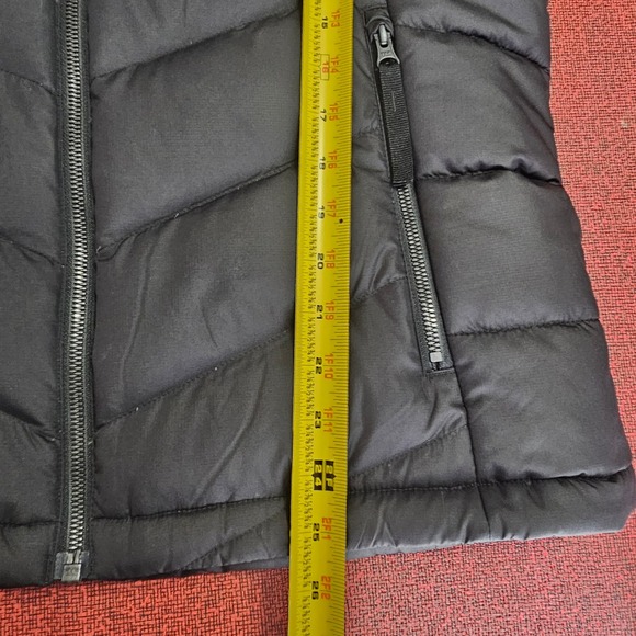 The North Face Down Sherpa Puffer Jacket Womens XL Black Hooded Lined 550 Winter - Picture 8 of 11